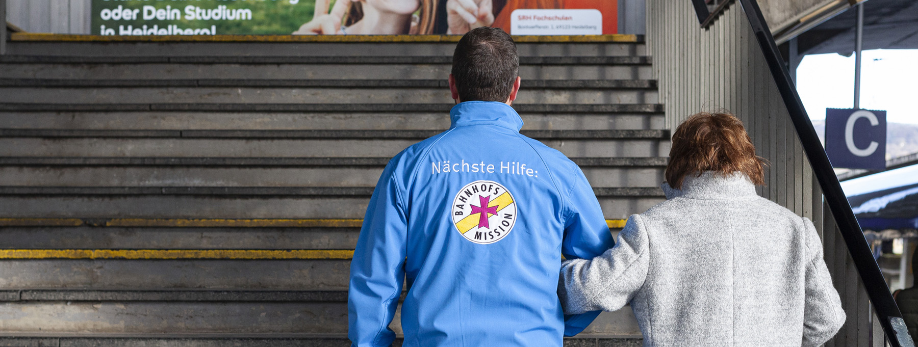 Hilfe am Bahnsteig, Förderverein der Bahnhofsmission Heidelberg e.V., Spenden, Ehrenamt, Armut, Förderung, Menschen in Not, Hilfe